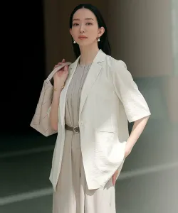 Прозрачная куртка-бомбер с короткими рукавами 23Rd Ward L, цвет Beige [033]