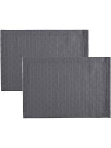 Erwin Müller Жаккардовые салфетки из смесовой хлопковой ткани, комплект из 2 штук, цвет Paderborn, антрацитовый