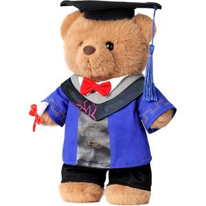 Плюшевый мишка Basic Graduation Bear для выпускного сезона, высота 26 см Shu family