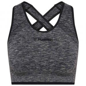 Бесшовный спортивный топ Hummel Una, серый
