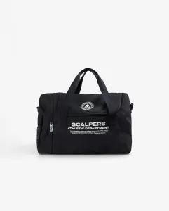 Детская спортивная сумка с логотипом и двойными ручками Scalpers, темно-синий