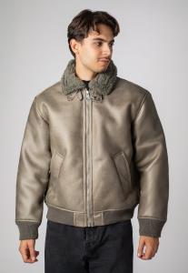Куртка Sublevel Faux leather jacket, Light-Brown/Light Brown