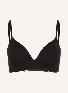 Бюстгальтер треугольный классический хлопковый Skiny, черный