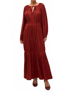 Платье макси Perrin цвета кирпича Marie Oliver, Brick