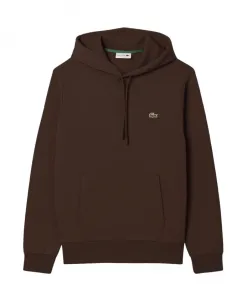 Флисовая толстовка Lacoste, коричневый