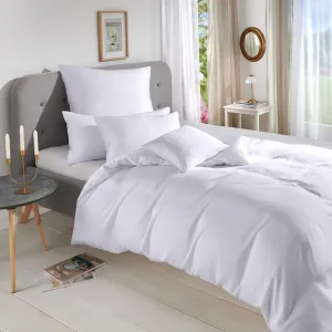 Постельное белье Dream Sleep Uni Lyocell из лиоцелла 200x200 см + 2x 80x80 см, белое