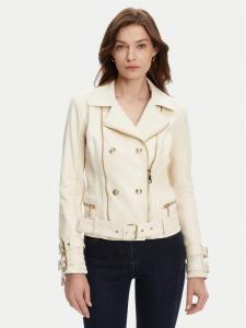 Куртка из искусственной кожи прямого кроя W4YL33 K8S30 Guess, экрю