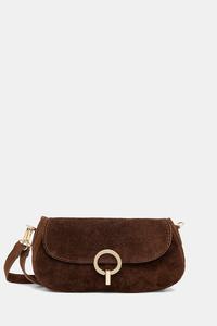 Замшевая сумка Answear.LAB, коричневый