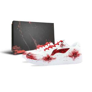 Понтонные лодки, амортизация, износостойкие низкие кроссовки skateboard для мужчин LINING, красный