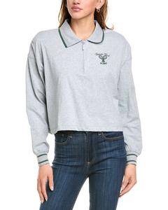 Рубашка-поло с застежкой-молнией Point, серый