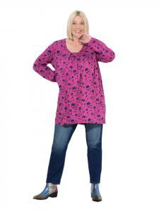 Ulla Popken Футболка летнего ягодного цвета