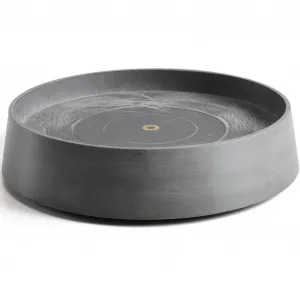 Подставка под горшок ECOPOTS "на колесах Oslo 45 Grey", для внутреннего и наружного применения: морозоустойчивая, ударопрочная и светостойкая, серый