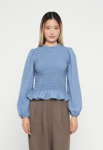 Блуза JDY L/S SMOCK EXP, English Manor/Blue