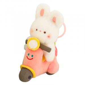 Висячая игрушка Whirlwind Panda, Rabbit, Puppy Motorcycle Dolls Plush, высота 12 см FANNIKEER