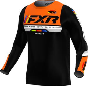 Мотокроссовая майка FXR apex, Black/Orange/White