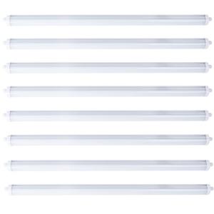 Комплект из 8 светодиодных светильников для ванны, белый, IP65, нейтральный белый, L 150 см etc-shop