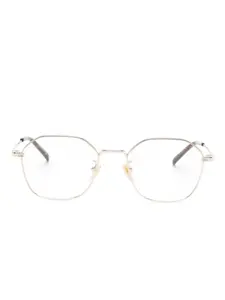 Очки с геометрической оправой Gucci, золотистый