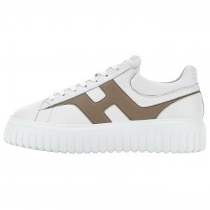 HOGAN Низкие кроссовки для скейтбординга H Stripes, мужские, коричневые