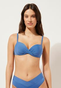 Верх бикини INDONESIA Calzedonia, сине-серый