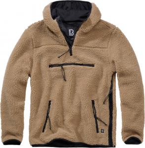 Пуловер Brandit Teddyfleece Worker Pullover, светло-коричневый