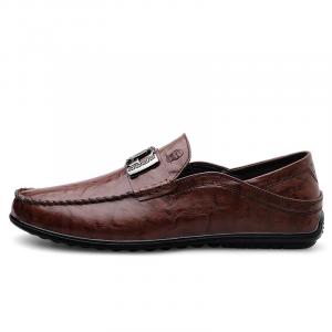 LAORENTOU Мужские повседневные туфли мужские низкие черно-коричневые коричневые, цвет Brown