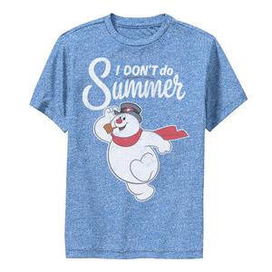 Летняя футболка с рисунком Frosty The Snowman I Don't Do для мальчиков 8–20 лет Licensed Character