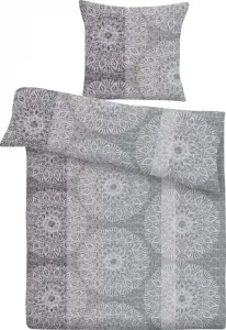 Комплект постельного белья Bestlivings, серый, пододеяльник 135x200 см, наволочка 80x80 см, - на молнии, 100% полиэстер, дышащий и высочайшего качества. BC-Agentur