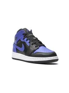 Кроссовки Air Jordan 1 Mid Jordan Kids, черный