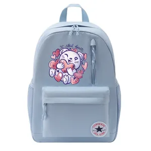 Converse Полиэстеровый рюкзак унисекс светло-дымчато-голубой, Heart Bear