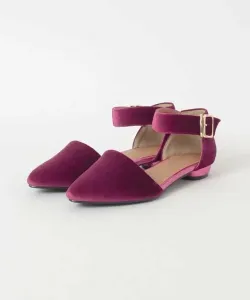 Отдельные бархатные туфли-лодочки Kbf, цвет Wine