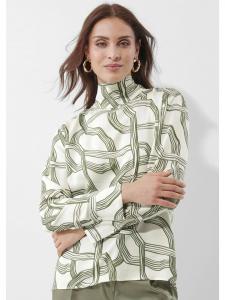 Alba Moda Блузка цвета экрю/оливкового