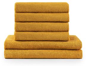 Банное полотенце Blumtal Krydda 6-teilig, желтый - 70 x 140 см - количество предметов в наборе: 6