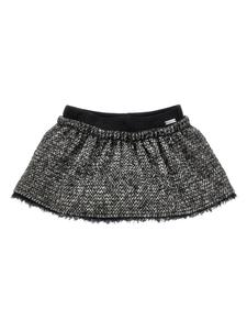 Мини-юбка из букле Monnalisa, черный