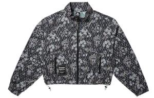 Куртка женская черный с полным принтом - 990P Kappa