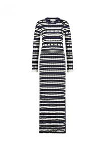 Платье макси Fabienne Chapot Dress, цвет blue/off white