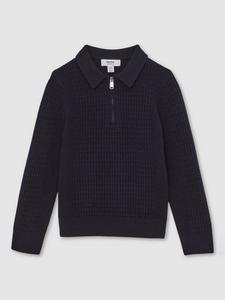 Детская толстовка Hamilton с молнией Reiss, Navy