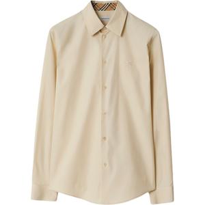 Вышитая хлопковая рубашка EKD Burberry, Nutmeg