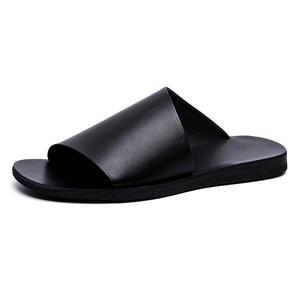 Слайдеры мужские черные/коричневые PALMPOLO