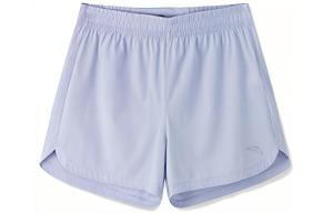 Коллекция беговых спортивных шорт женские прозрачные кремово-фиолетовые Anta