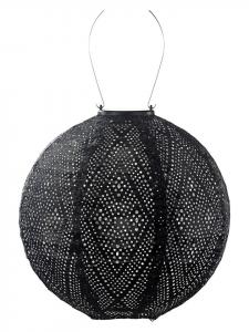 Lumiz Светодиодный солнечный фонарь «Икат Ронд» черного цвета - Ø 30 см