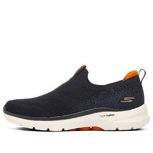 Кроссовки go walk 6 slip on 'navy orange' Skechers, синий