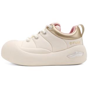 D:FUSE SCANDINAVIA Женские противоскользящие и износостойкие легкие низкие скейтерские туфли - бежевый/золотистый, цвет Beige/Gilded Gold