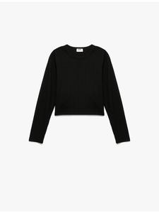 Футболка LS черного цвета KOTON