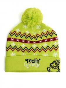 Шапка United Labels The Grinch Strickmütze Wintermütze mit Bommel Mütze, зеленый