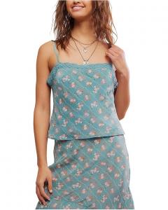 Женский топ Free People Bali Margot, Mineral Blue Combo