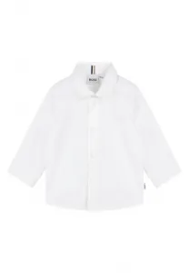 Рубашка с длинными рукавами Boss Kidswear, White