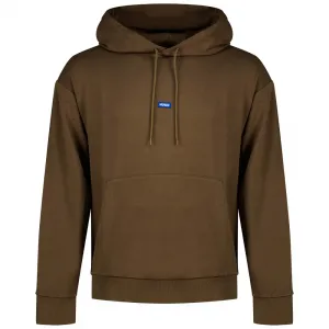 Худи HUGO Nalonso синего цвета, коричневый