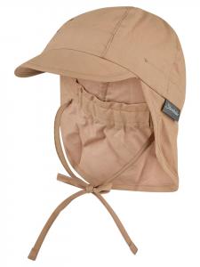 Sterntaler Бейсболка с защитой шеи, однотонная, бежевого цвета