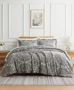 Комплект постельного белья Ashanti из микрофибры, размер Queen, 3 шт. Southshore Fine Linens, gray