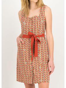 Короткое платье Blutsgeschwister Chickpea Heart, цвет rot/grün